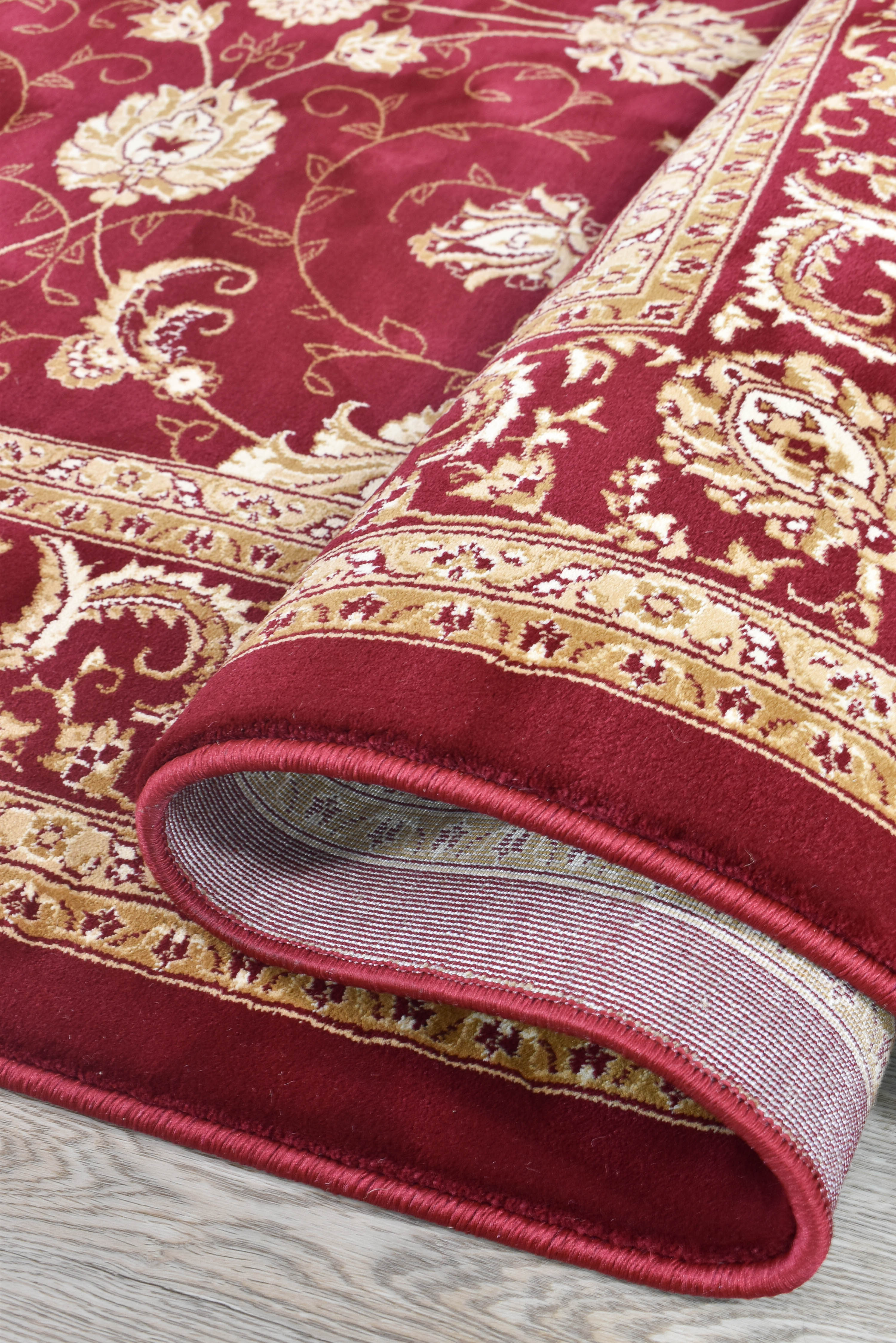 Riviera 84 Red - Red traditional rug from Vogue Rugs Australia