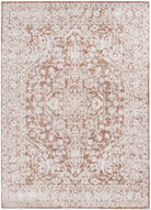 Solenne Beige & Rust Distressed Vintage Rug - S200.