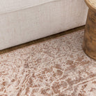 Solenne Beige & Rust Distressed Vintage Rug - S200.