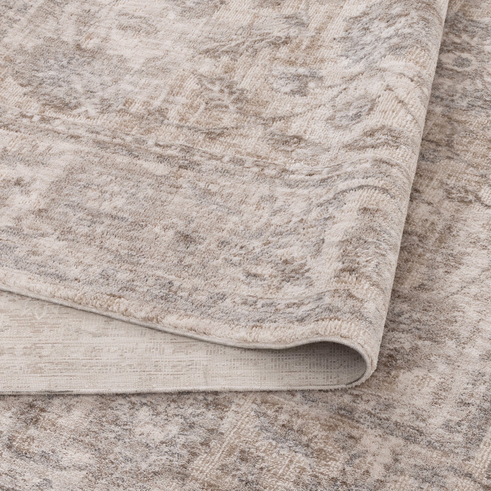 Solenne Beige & Blue Transitional Rug - S300 - Beige transitional rug from Vogue Rugs Australia