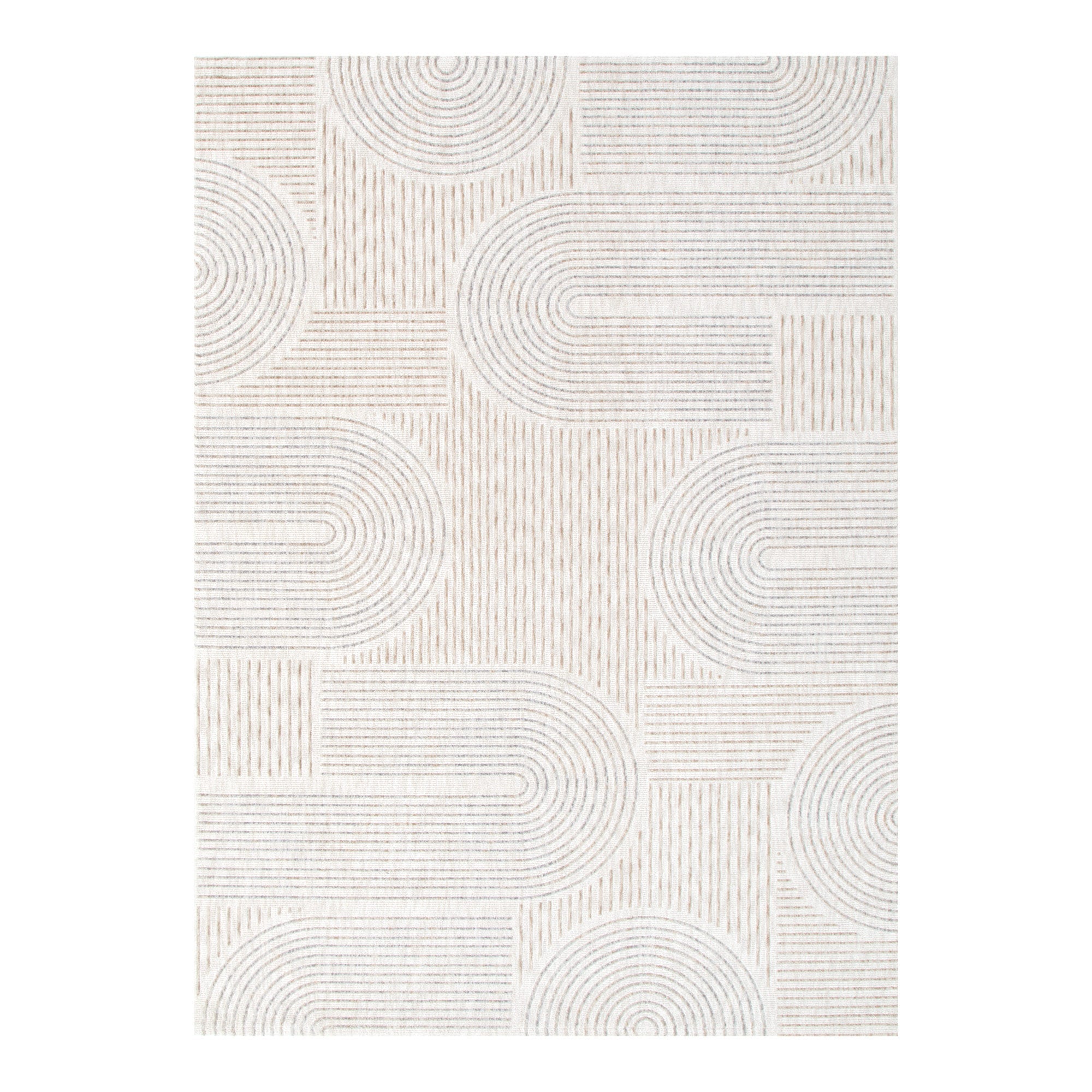 Solenne Neutral Arches Rug - S902 - area rug rug from Vogue Rugs Australia