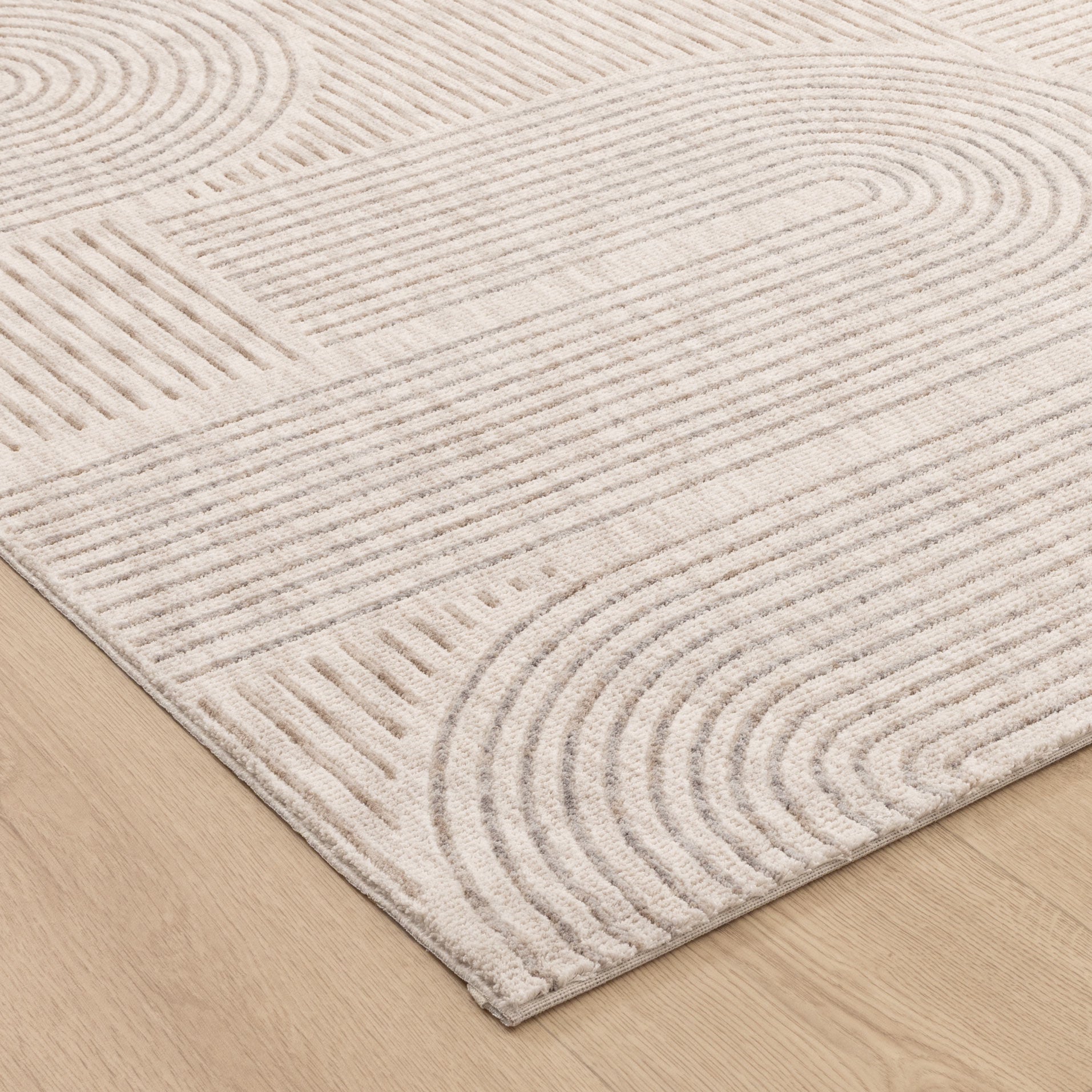 Solenne Neutral Arches Rug - S902 - area rug rug from Vogue Rugs Australia