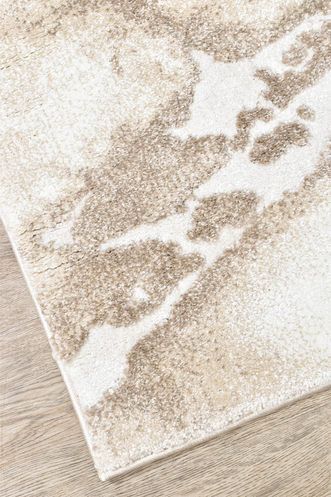 Sofia Emberwood - Beige modern rug from Vogue Rugs Australia