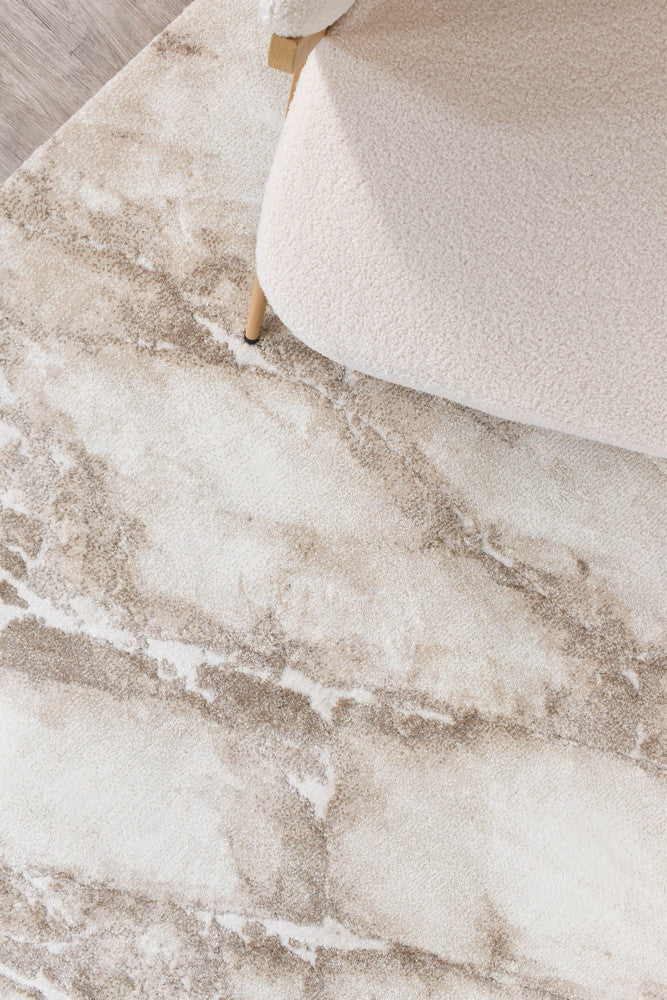Sofia Emberwood - Beige modern rug from Vogue Rugs Australia