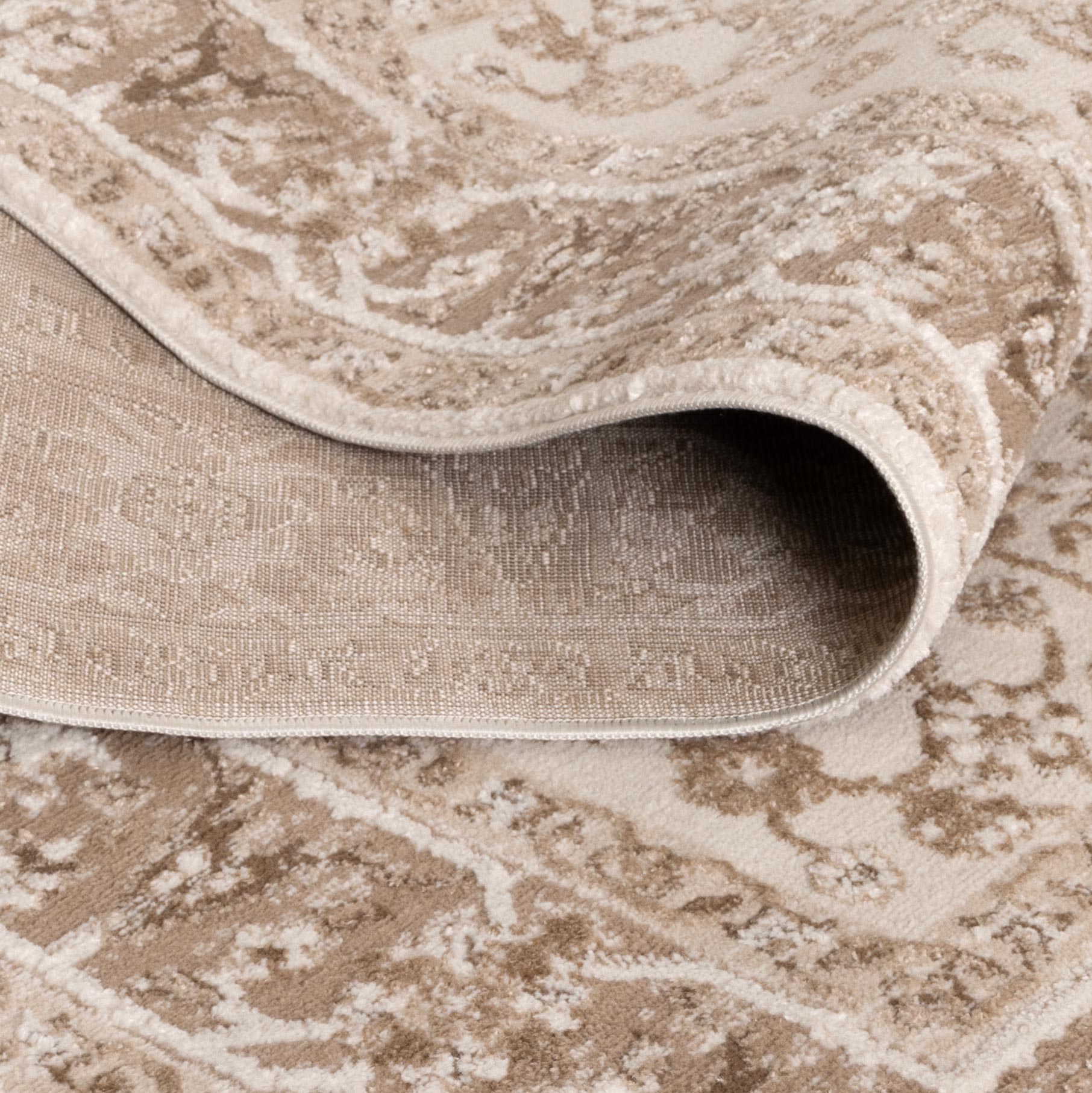 Sierra Oriental Border Brown Rug - Brown area rug rug from Vogue Rugs Australia