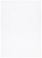 Lyla Machine Washable Shaggy White Rug.