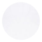 Lyla Machine Washable Shaggy White Round Rug.