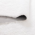 Lyla Machine Washable Shaggy White Rug.